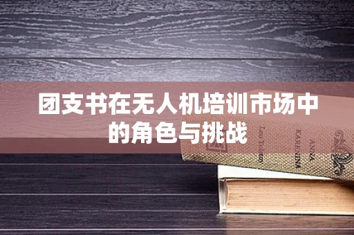 团支书在无人机培训市场中的角色与挑战