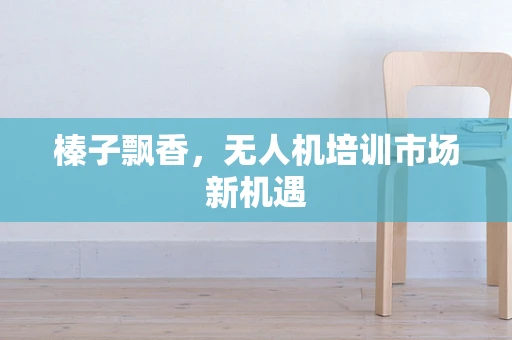 榛子飘香，无人机培训市场新机遇