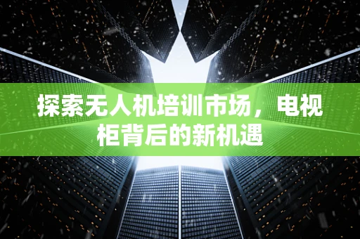 探索无人机培训市场，电视柜背后的新机遇