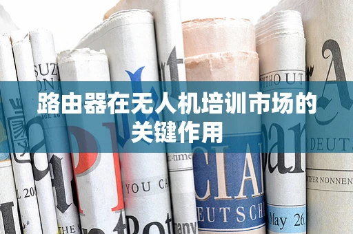 路由器在无人机培训市场的关键作用