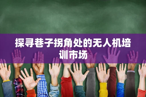 探寻巷子拐角处的无人机培训市场