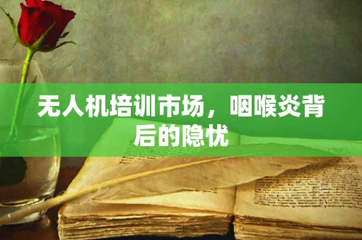 无人机培训市场，咽喉炎背后的隐忧