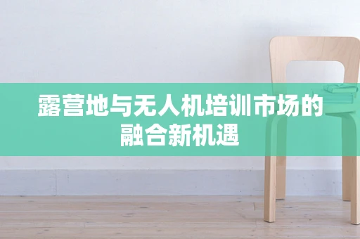 露营地与无人机培训市场的融合新机遇