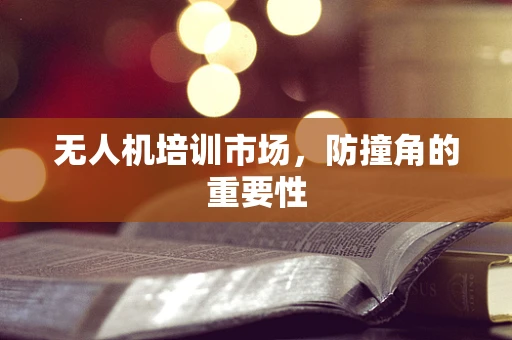 无人机培训市场，防撞角的重要性