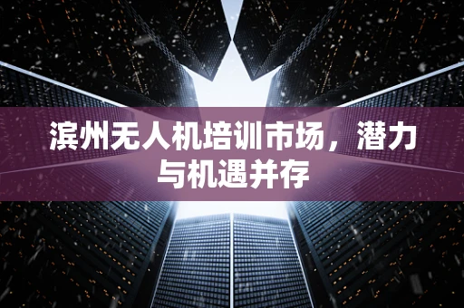 滨州无人机培训市场，潜力与机遇并存