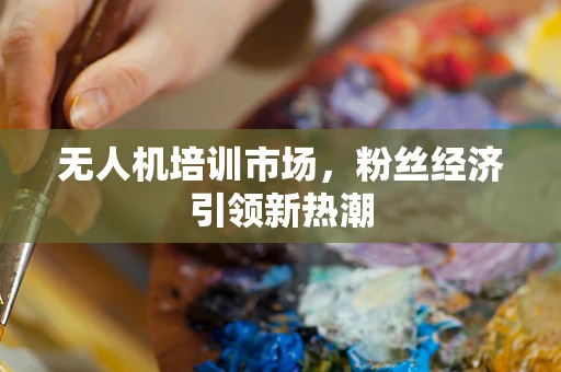 无人机培训市场，粉丝经济引领新热潮