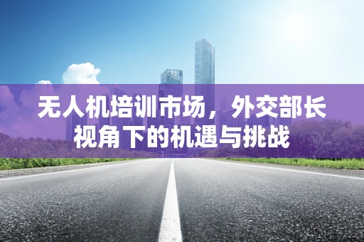 无人机培训市场，外交部长视角下的机遇与挑战