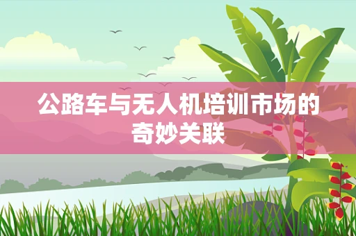 公路车与无人机培训市场的奇妙关联