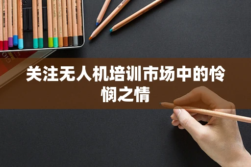 关注无人机培训市场中的怜悯之情