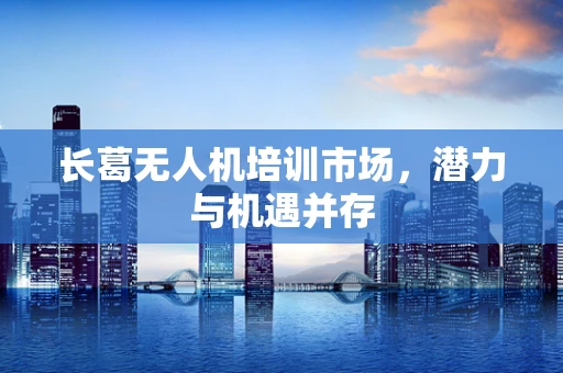 长葛无人机培训市场，潜力与机遇并存