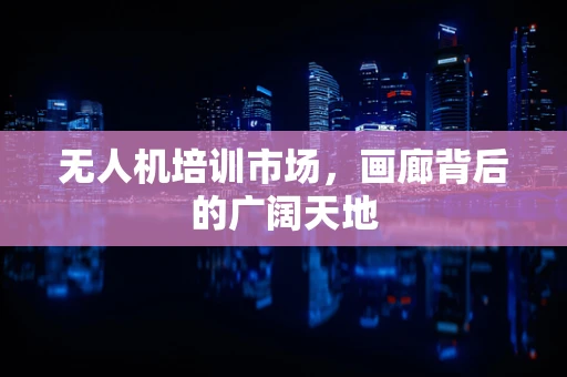 无人机培训市场，画廊背后的广阔天地