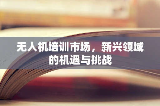 无人机培训市场，新兴领域的机遇与挑战