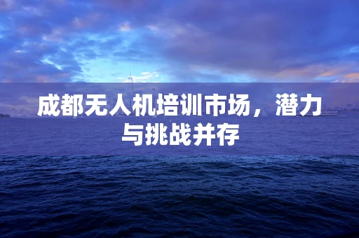 成都无人机培训市场，潜力与挑战并存