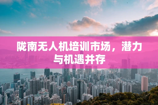 陇南无人机培训市场，潜力与机遇并存