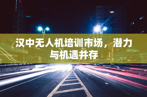 汉中无人机培训市场，潜力与机遇并存