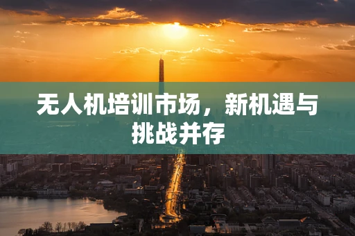 无人机培训市场，新机遇与挑战并存