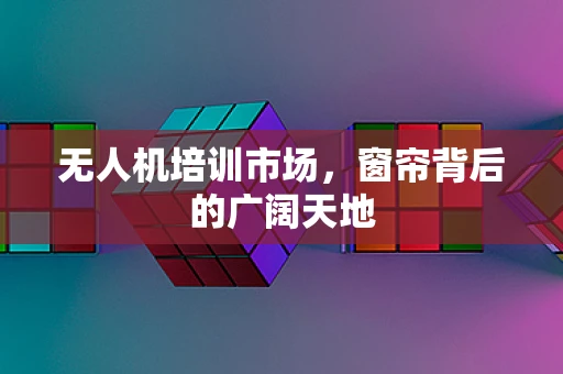 无人机培训市场，窗帘背后的广阔天地