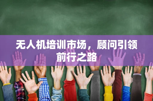 无人机培训市场，顾问引领前行之路