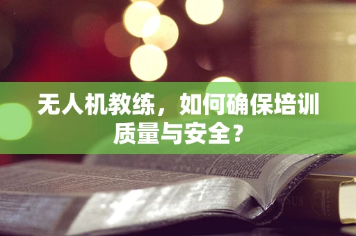 无人机教练，如何确保培训质量与安全？