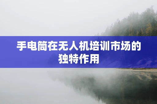 手电筒在无人机培训市场的独特作用