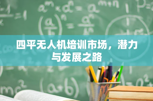 四平无人机培训市场，潜力与发展之路