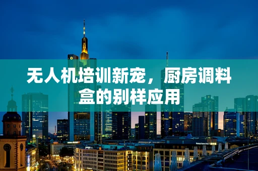 无人机培训新宠，厨房调料盒的别样应用