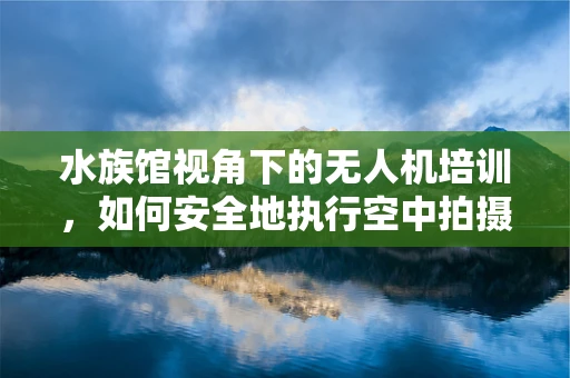 水族馆视角下的无人机培训，如何安全地执行空中拍摄而不打扰海洋生物？