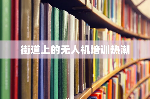 街道上的无人机培训热潮