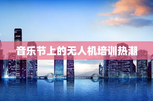 音乐节上的无人机培训热潮