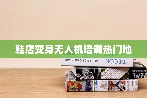 鞋店变身无人机培训热门地