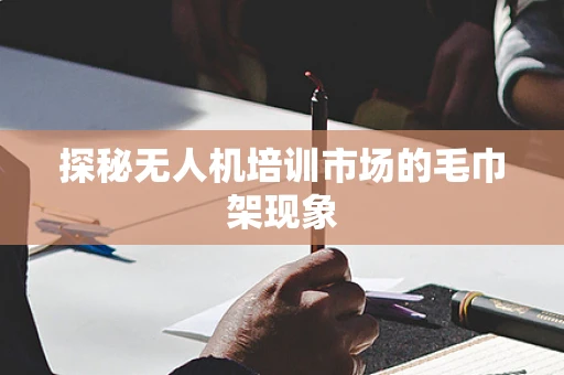 探秘无人机培训市场的毛巾架现象