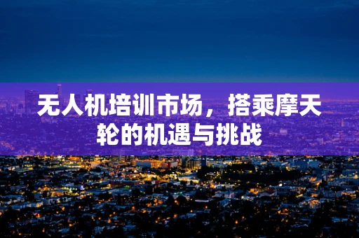 无人机培训市场，搭乘摩天轮的机遇与挑战
