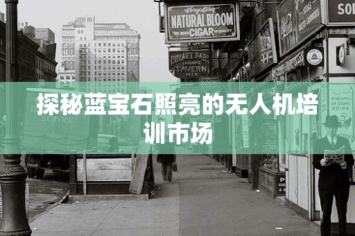 探秘蓝宝石照亮的无人机培训市场