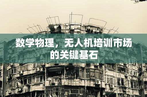 数学物理，无人机培训市场的关键基石