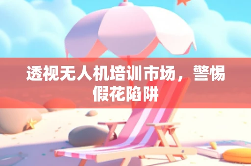 透视无人机培训市场，警惕假花陷阱