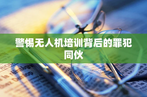 警惕无人机培训背后的罪犯同伙
