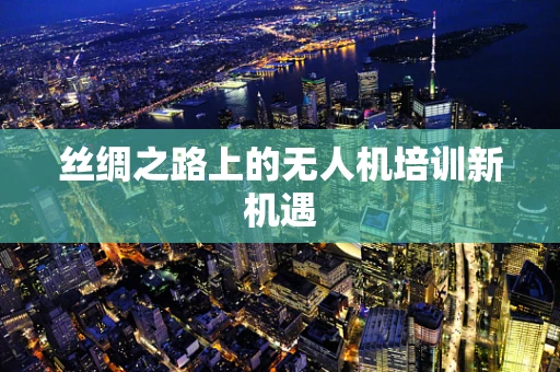 丝绸之路上的无人机培训新机遇