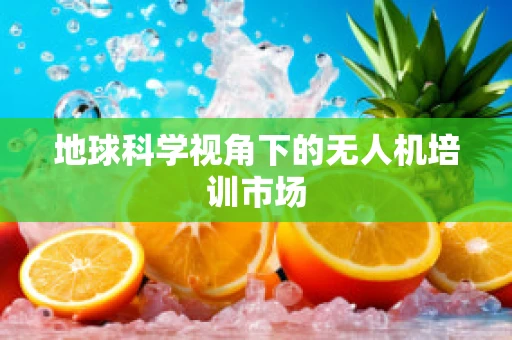 地球科学视角下的无人机培训市场