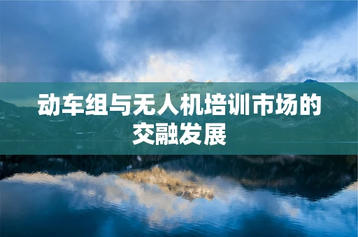 动车组与无人机培训市场的交融发展