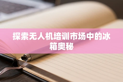 探索无人机培训市场中的冰箱奥秘