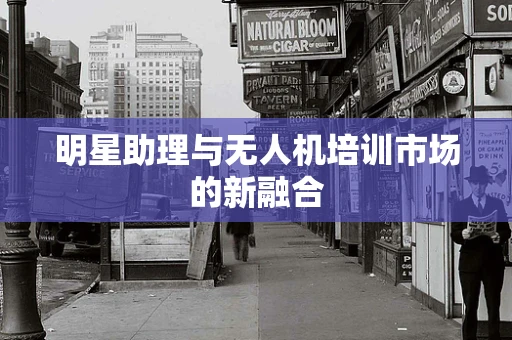 明星助理与无人机培训市场的新融合