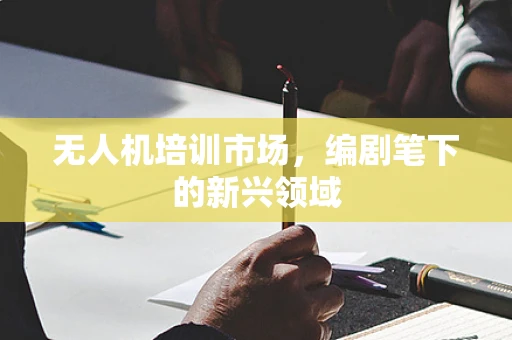 无人机培训市场，编剧笔下的新兴领域