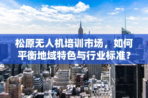 松原无人机培训市场，如何平衡地域特色与行业标准？