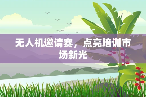 无人机邀请赛，点亮培训市场新光