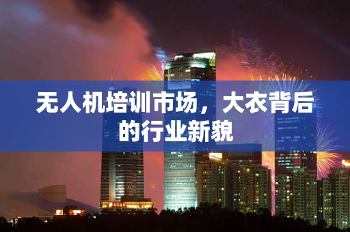 无人机培训市场，大衣背后的行业新貌