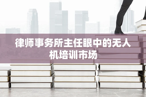 律师事务所主任眼中的无人机培训市场