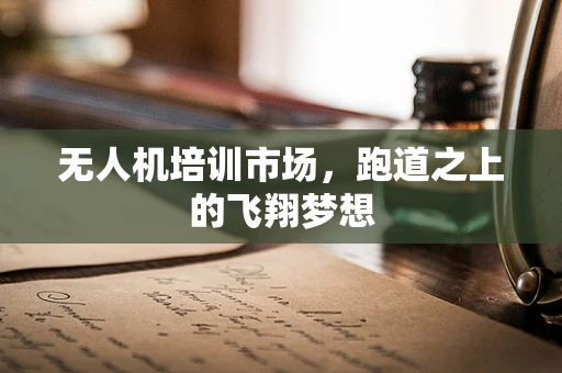 无人机培训市场，跑道之上的飞翔梦想