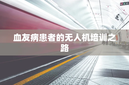 血友病患者的无人机培训之路