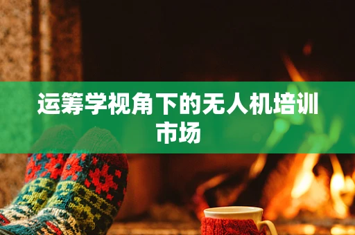 运筹学视角下的无人机培训市场