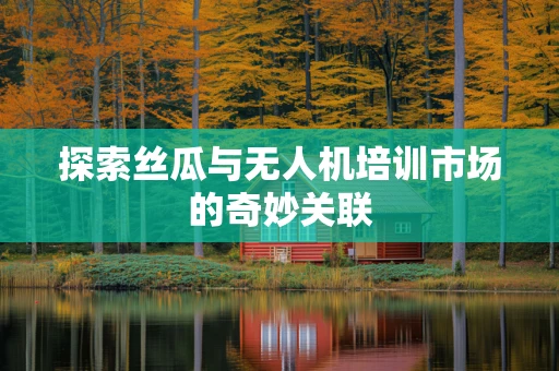 探索丝瓜与无人机培训市场的奇妙关联